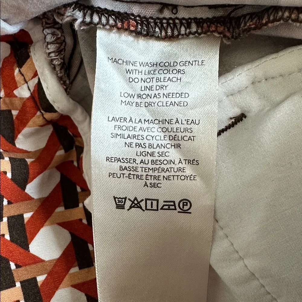Maeve by Anthropologie The Naomi Wide-Leg Flare Pants in Geometric Pattern - Picture 8 of 8